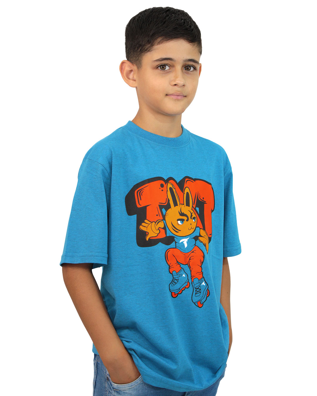 Camiseta Traxart Juvenil Inline - Azul