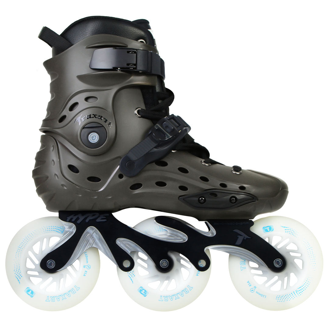 Patins Hype Verde com Rodas de Led Verde 110mm/85A