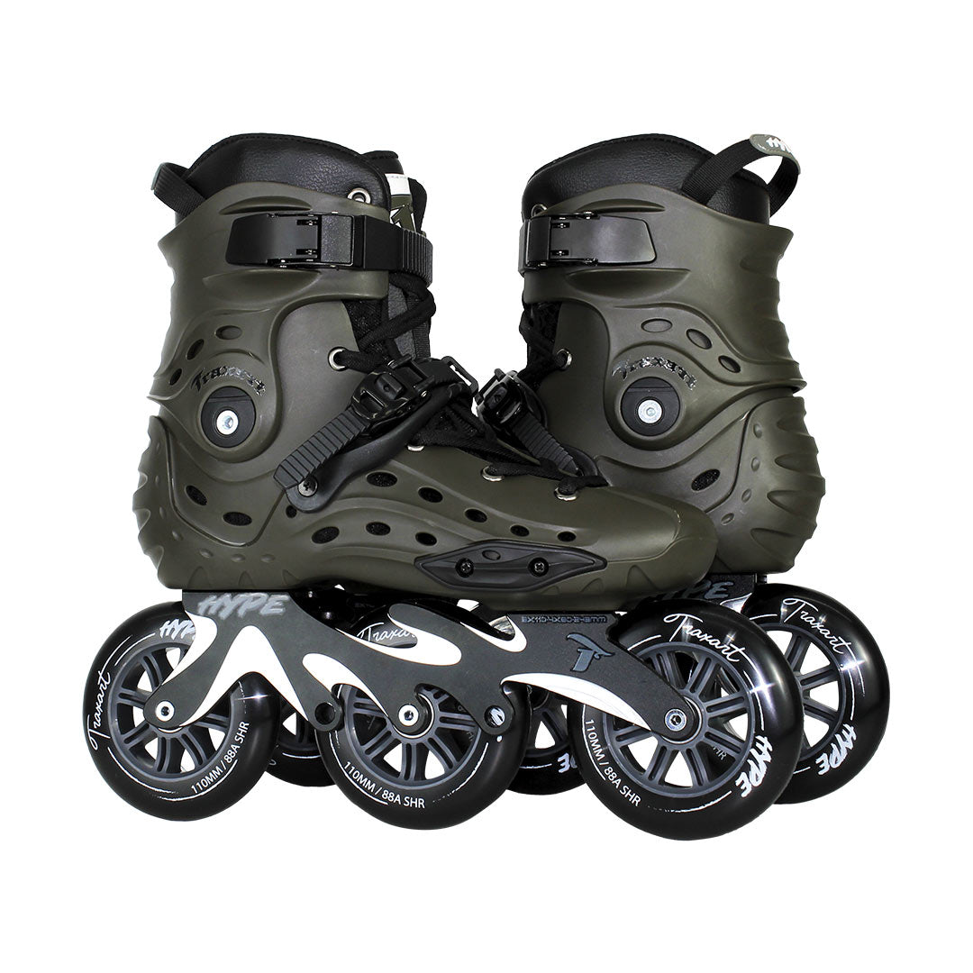 Patins Hype Verde - 110mm ABEC-9 Cromo