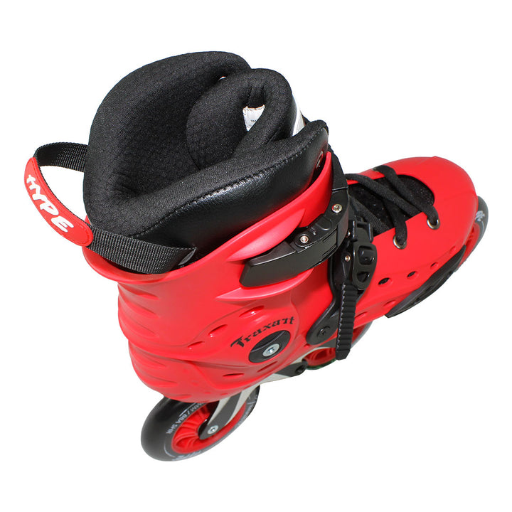 Patins Hype Vermelho - 110mm ABEC-9 Cromo