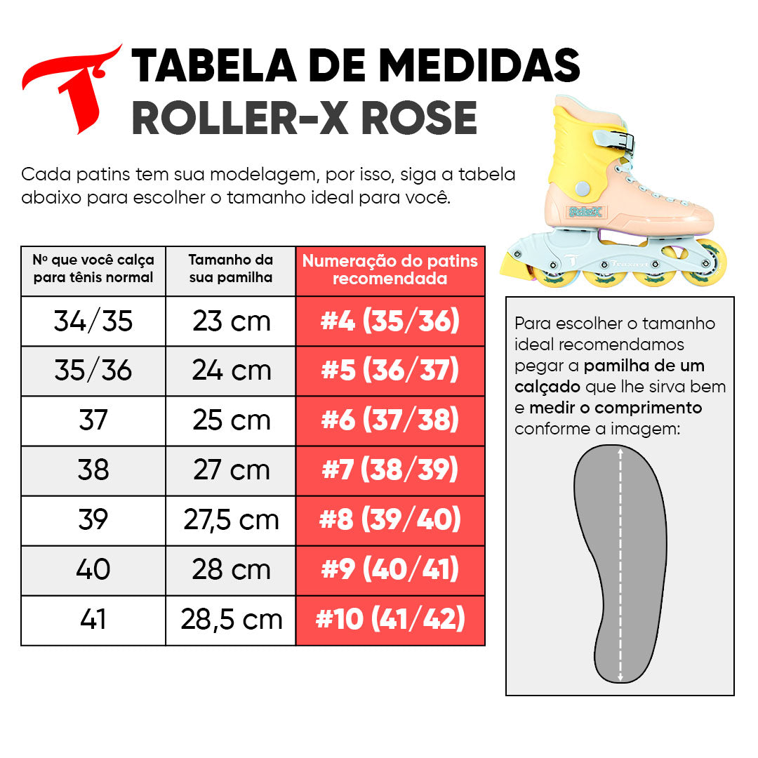 Kit Recreação Roller-x Rose