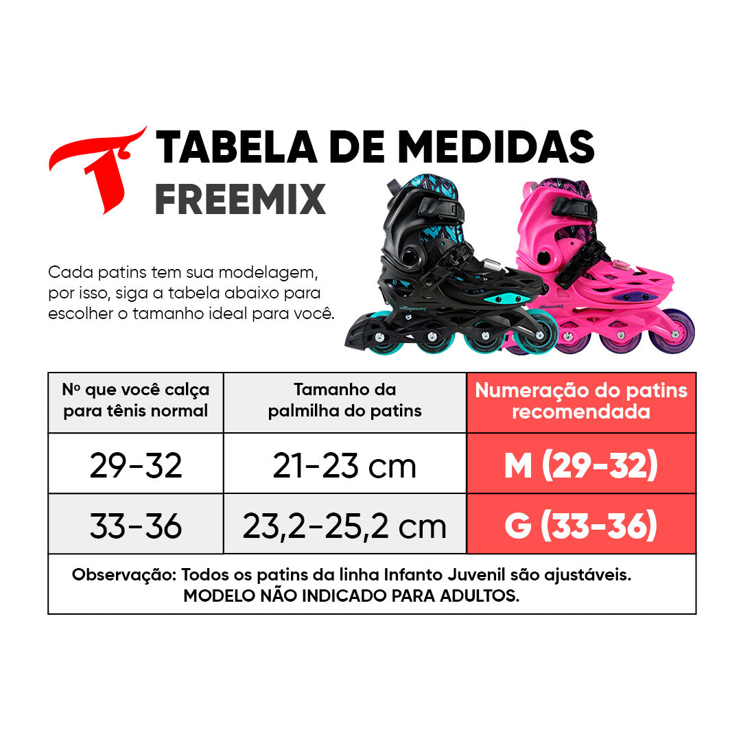 Kit infantil Freemix Preto + (Brinde)