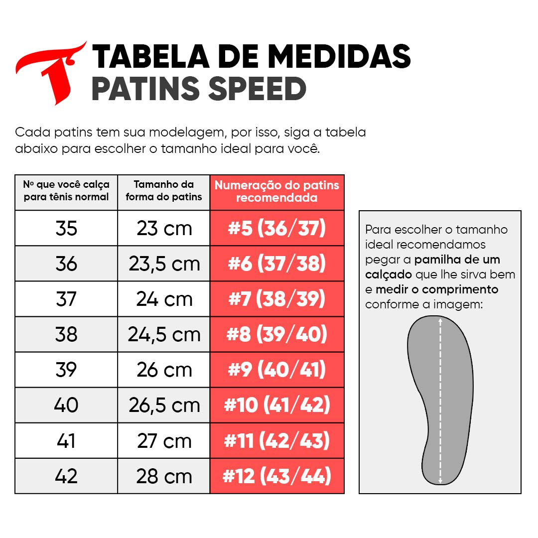 Patins Speed - 110mm Cerâmica