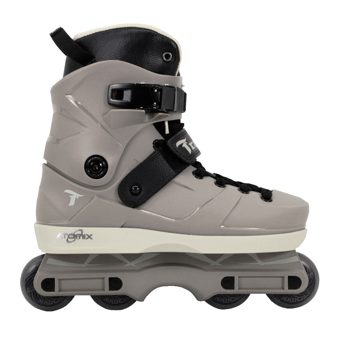 Patins Atomix Cinza  - 59mm ABEC-9 Cromo