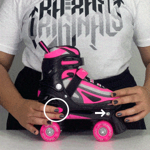 Patins Infantil Flash Rosa - 54mm ABEC-7