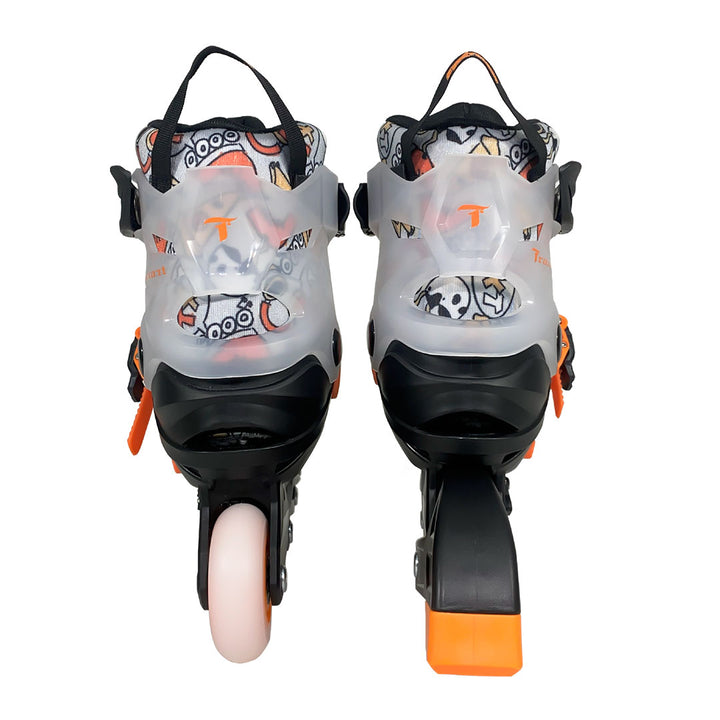 Patins Infantil StarLight Preto com Rodas de LED - ABEC-9