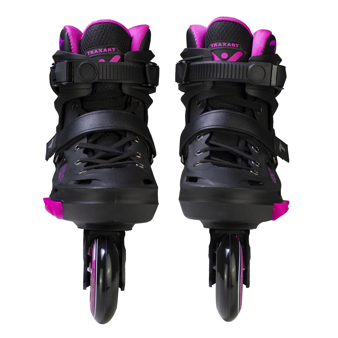 Jogo 6 Rodas Patins Inline Traxart Led 110mm/85A Freestyle em Promoção na  Americanas